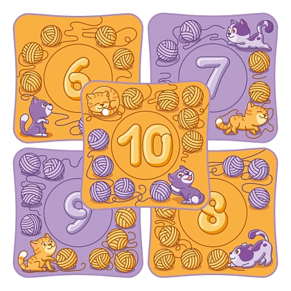 Настільна гра Муркітлива лічба, бренду Мальви, для 1-4 гравців - 3 - KUBIX