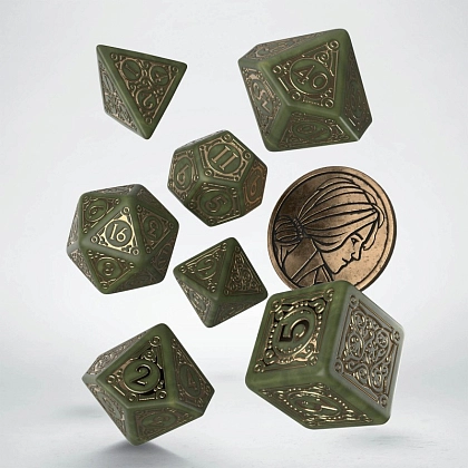 Набор кубиков The Witcher Dice Set. Трисс - Четырнадцатая с холма - KUBIX