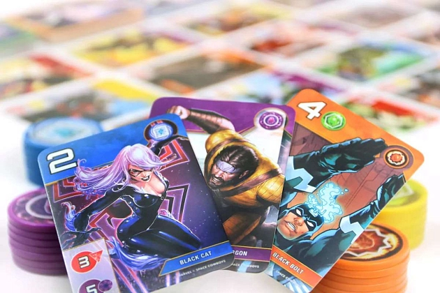 Настольная игра Роскошь. Marvel (Splendor. Marvel), бренду Asmodee, для 2-4 гравців, час гри < 30мин. - 2 - KUBIX