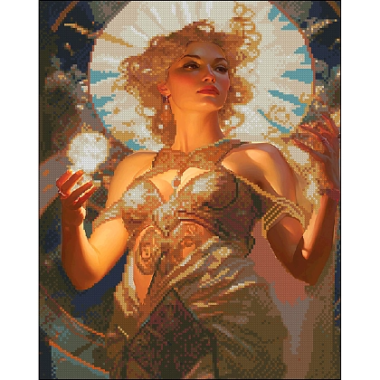 Алмазная мозаика Богиня (40х50 см), бренду Strateg - KUBIX