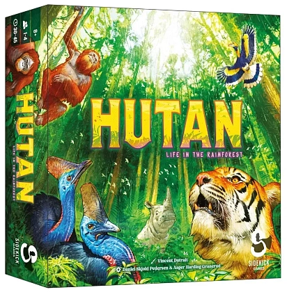 Настільна гра HUTAN: Життя в тропіках (HUTAN: Life in the Rainforest), бренду Lord of Boards, для 1-4 гравців, час гри < 30хв. - KUBIX