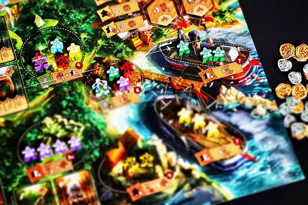 Настольная игра Кецаль (Quetzal), бренду Woodcat, для 2-5 гравців, час гри < 30мин. - 7 - KUBIX