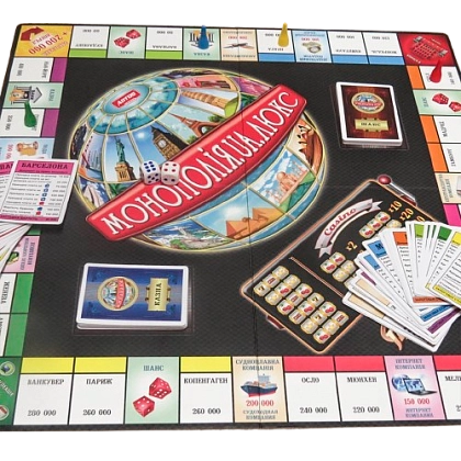 Настольная игра Монополия-Люкс, бренду Artos games, для 2-4 гравців, час гри < 30мин. - 3 - KUBIX