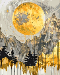 Картина по номерам Таємничі гори (40х50 см)