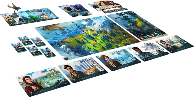 Настольная игра Спящие Боги. Дальнее небо (Sleeping Gods: Distant Skies), бренду Games 7Days, для 1-4 гравців, час гри > 60мин. - 2 - KUBIX