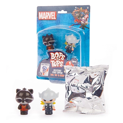 Купити Набор фигурок-топперов "Bop n Tops" Marvel (3 фигурки), бренду Sambro - 2 - KUBIX Набор фигурок-топперов "Bop n Tops" Marvel (3 фигурки), бренду Sambro - 2 - KUBIX