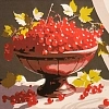 Картина за номерами Червона калина (20х20 см)