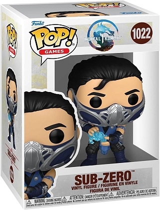 Игровая фигурка Funko POP Саб-Зиро (Sub Zero) Mortal Kombat 1: #1022 , бренду Funko - KUBIX