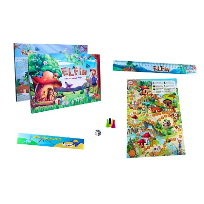 Настольная игра Эльфин (Elfin), бренду Strateg, для 2-4 гравців - 3 - KUBIX