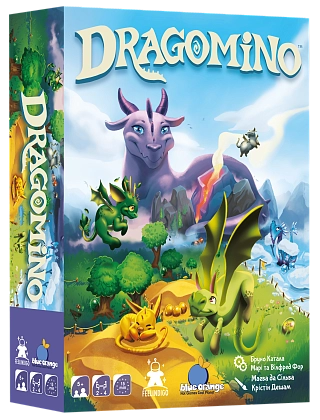 Настольная игра Драгомино (Dragomino), бренду Feelindigo, для 2-4 гравців, час гри < 30мин. - KUBIX
