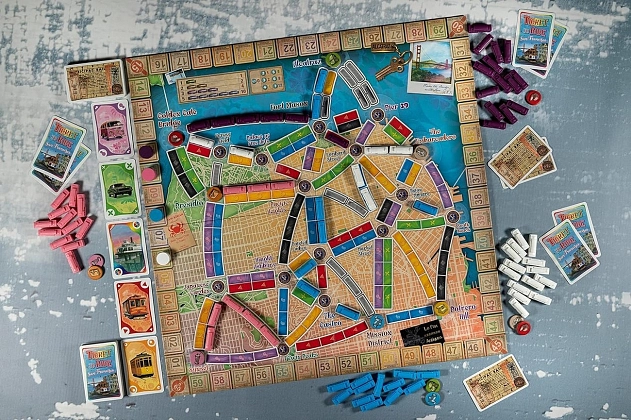 Купити Настольная игра Ticket to Ride: San Francisco (Билет на поезд. Сан Франциско) (EN), бренду Days of Wonder - 5 - KUBIX Настольная игра Ticket to Ride: San Francisco (Билет на поезд. Сан Франциско) (EN), бренду Days of Wonder, для 2-4 гравців, час гри < 30мин. - 5 - KUBIX