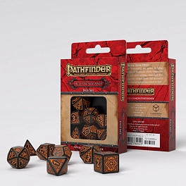 Набор кубиков Pathfinder Hell's Vengeance Dice Set - KUBIX Набор кубиков Pathfinder Hell's Vengeance Dice Set