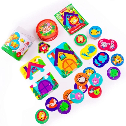 Настільна гра Мемо. Fisher-Price, бренду Vladi Toys, для 2-2 гравців - 5 - KUBIX