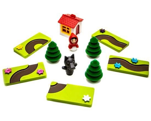 Настольная игра Маленький красный капюшон (Little Red Riding Hood), бренду Smart Games, для 1-1 гравців, час гри < 30мин. - 3 - KUBIX
