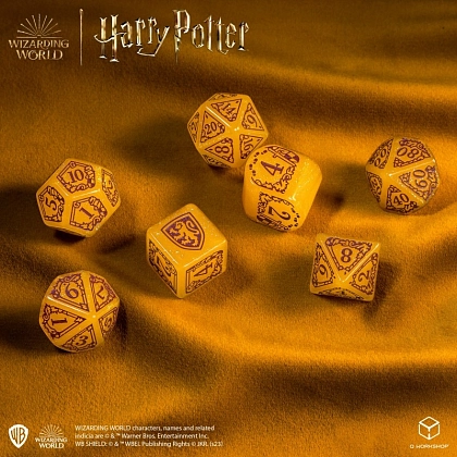 Набір кубиків Harry Potter. Gryffindor Modern Dice Set - Gold - 3 - KUBIX