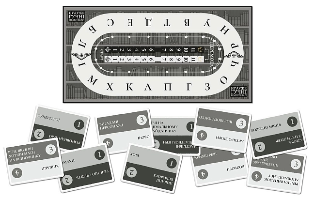 Настільна гра Ну дуже гучні бібліотекарі (Really Loud Librarians), бренду Rozum, для 2-12 гравців, час гри < 30хв. - 4 - KUBIX