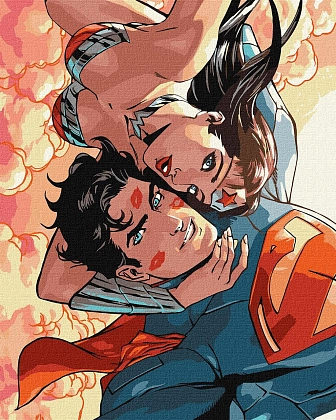 Картина по номерам Wonder Woman (40х50 см), бренду Ідейка - KUBIX