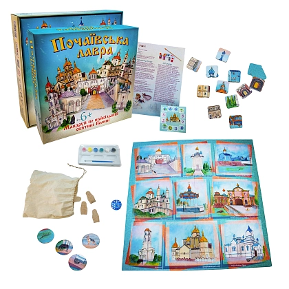 Настольная игра Почаевская лавра, бренду Strateg, для 2-4 гравців, час гри < 30мин. - 3 - KUBIX
