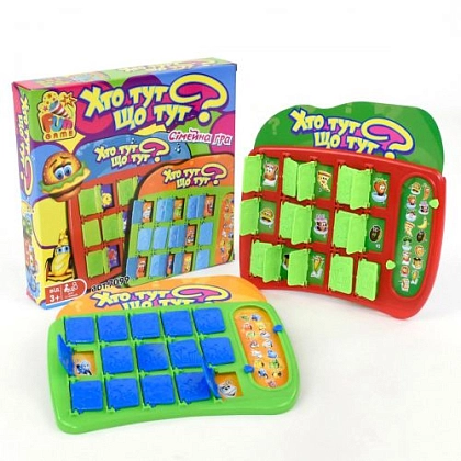 Настольная игра Кто тут? Что тут?, бренду Fun Game, для 2-2 гравців - KUBIX