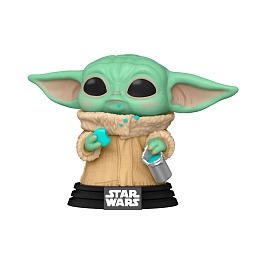 Ігрова фігурка FUNKO POP! МАЛЮК ҐРОҐУ З ПЕЧИВОМ (Grogu with cookies) Star Wars #465