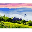 Мініатюра товару Картина по номерам Туманний краєвид (40х50 см) - 1