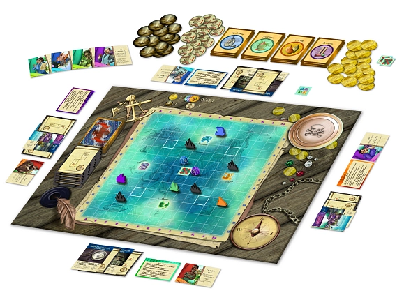Настольная игра Sea of Plunder (Море пограбования) (EN), для 2-4 гравців, час гри < 30мин. - 6 - KUBIX