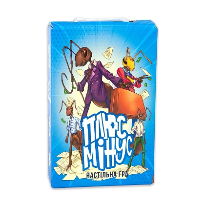 Настільна гра Плюс Мінус, бренду Strateg, для 2-5 гравців, час гри < 30хв. - KUBIX