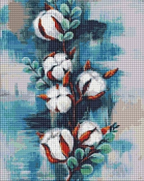 Алмазна мозаїка Бавовна (40х50 см)