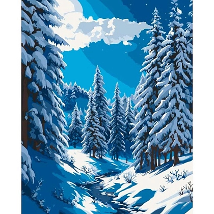 Картина по номерам Зимова казка (40х50 см), бренду Art Craft - KUBIX