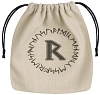 Мішечок Runic Beige & black Dice Bag