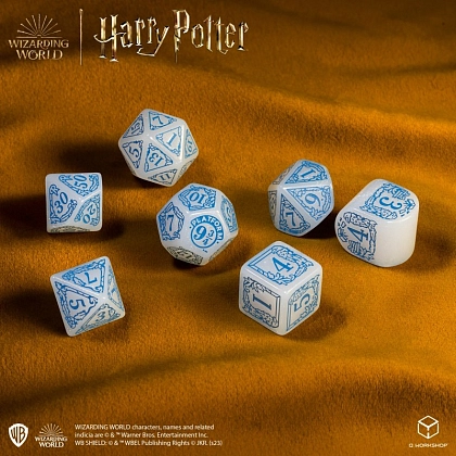 Набір кубиків Harry Potter. Ravenclaw Modern Dice Set - White - 2 - KUBIX