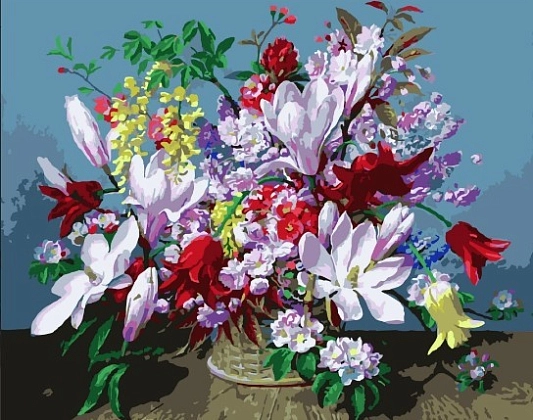 Картина по номерам Весняний букет (40х50 см), бренду Art Craft - KUBIX