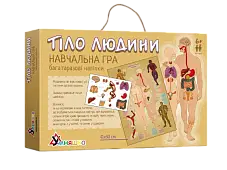 Миниатюра товара Учебная игра "Тело человека" (с многоразовыми наклейками) - 1