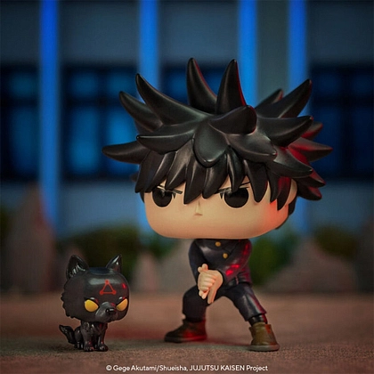 Ігрова фігурка FUNKO POP! МЕГУМІ З СОБАКОЮ (Megumi Fushiguro with Dog) Jujutsu Kaisen: #1112, бренду Funko - 4 - KUBIX