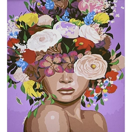 Картина по номерам Цветочный взгляд (30х40 см)