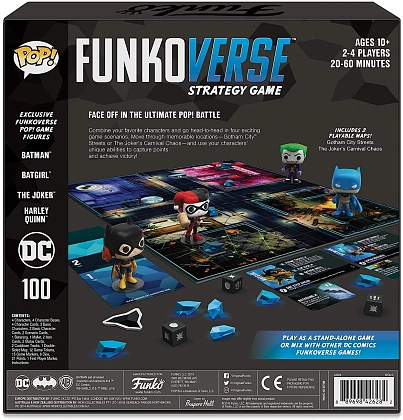 Настільна гра Funkoverse Strategy Game: DC 100 4 Pack (EN), бренду Funko, для 2-4 гравців, час гри < 30хв. - 2 - KUBIX