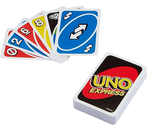 Настольная игра Уно: Экспресс (UNO Express), бренду Mattel - 2 - KUBIX