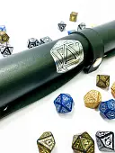 Миниатюра товара Лоток для кубиков D20 зелёный Dice Tray - 4