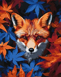 Картина по номерам Осенняя лисица (40х50 см)