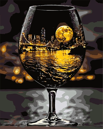 Картина по номерам Чаша вдохновения (40х50 см), бренду Origami - KUBIX