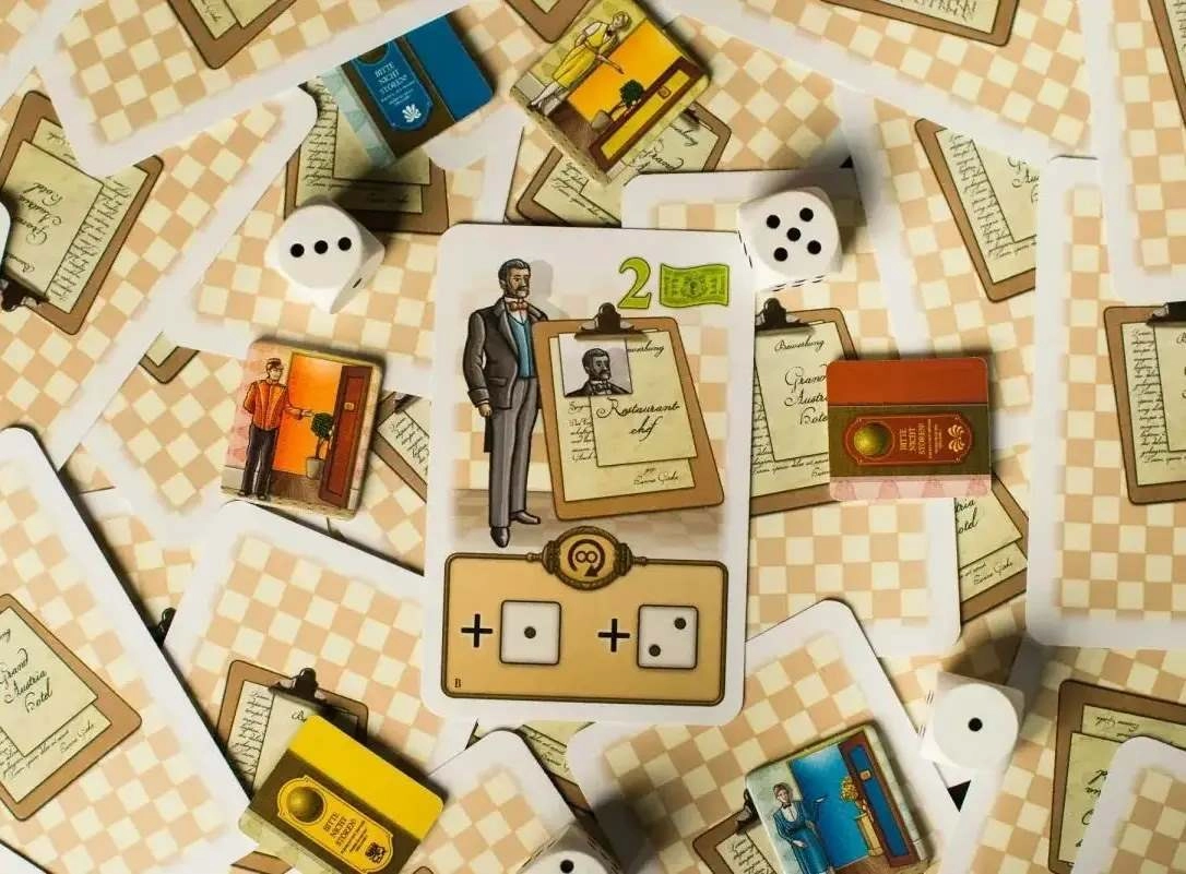 Настольная игра Гранд-отель «Австрия» (Grand Austria Hotel), бренду Lord of Boards, для 2-4 гравців, час гри > 60мин. - 5 - KUBIX