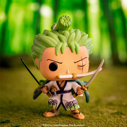 Ігрова фігурка FUNKO POP! РОРОНОА ЗОРО (Roronoa Zoro) Pop One Piece: #923, бренду Funko - 5 - KUBIX