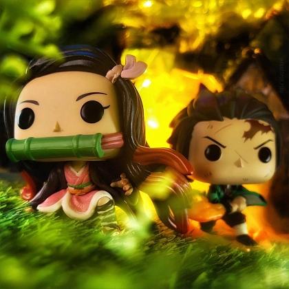 Ігрова фігурка FUNKO POP! НЕЗУКО КАМАДО (Nezuko Kamado) Demon Slayer: #868, бренду Funko - 6 - KUBIX
