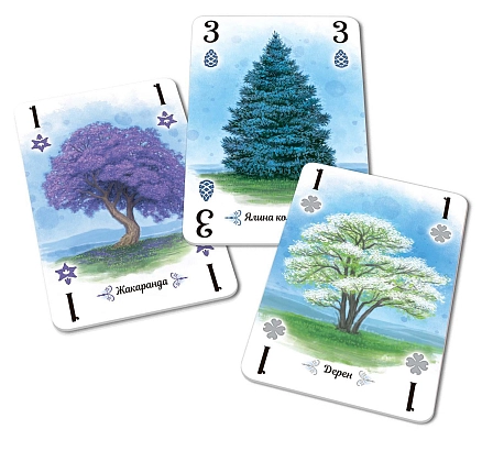 Настольная игра Арборетум (Arboretum), бренду Woodcat, для 2-4 гравців, час гри < 30мин. - 3 - KUBIX