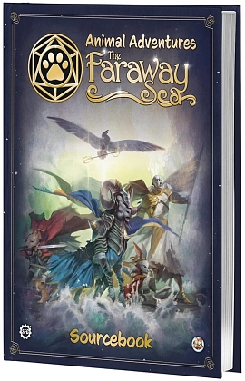 Настільа гра Animal Adventures: The Faraway Sea Sourcebook (EN), бренду Steamforged Games Ltd., для 2-2 гравців, час гри < 60хв. - KUBIX