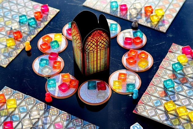 Настільна гра Азул. Вітражі Сінтри (Azul: Stained Glass of Sintra), бренду Бельвіль, для 2-4 гравців, час гри < 30хв. - 13 - KUBIX