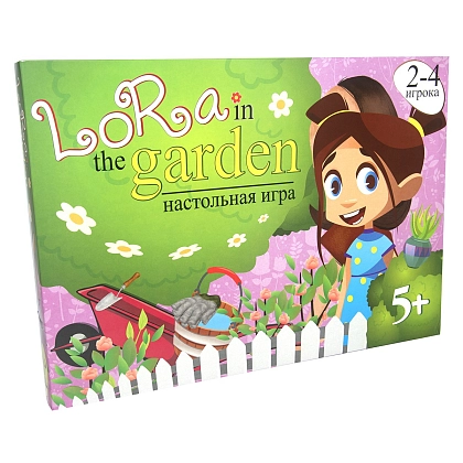Настольная игра Лора в саду (Lora in the Garden), бренду Strateg, для 2-4 гравців - KUBIX