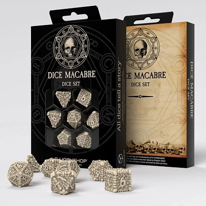 Купити Набор кубиков Dice Macabre Dice Set, бренду Q-Workshop - KUBIX Набор кубиков Dice Macabre Dice Set, бренду Q-Workshop - KUBIX