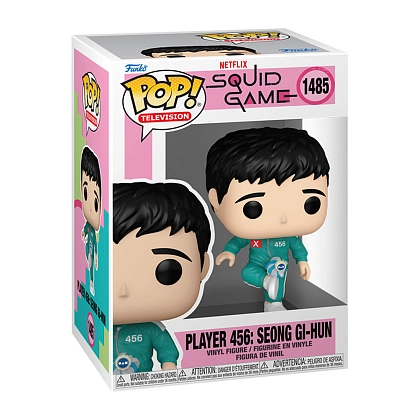 Игровая фигурка Funko POP Ги Хун 456 (Seong Gi-Hun) Squid Game: #1485, бренду Funko - KUBIX