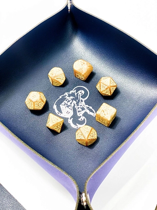 Лоток для кубиків Дракон синій Dice Tray, бренду Планета Ігор - 10 - KUBIX